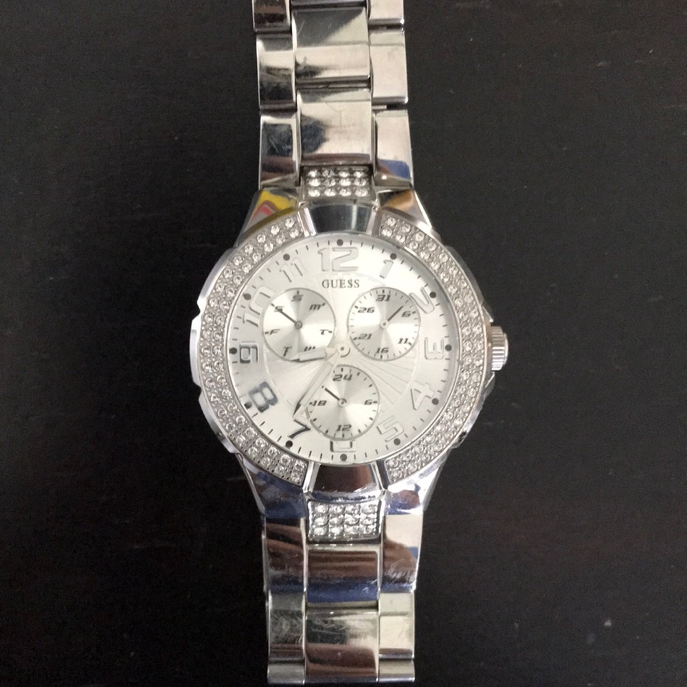 Silver GUESS WATCH!!!!